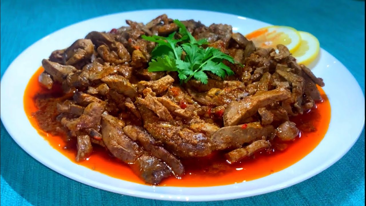 مَتْراطِيشْ هَذْ الوصفة كبدة جاج مشرملة 🧄ومحرحرة🌶🌶 تْقُولي راك تاكلي في كبدةغنمي 🤫