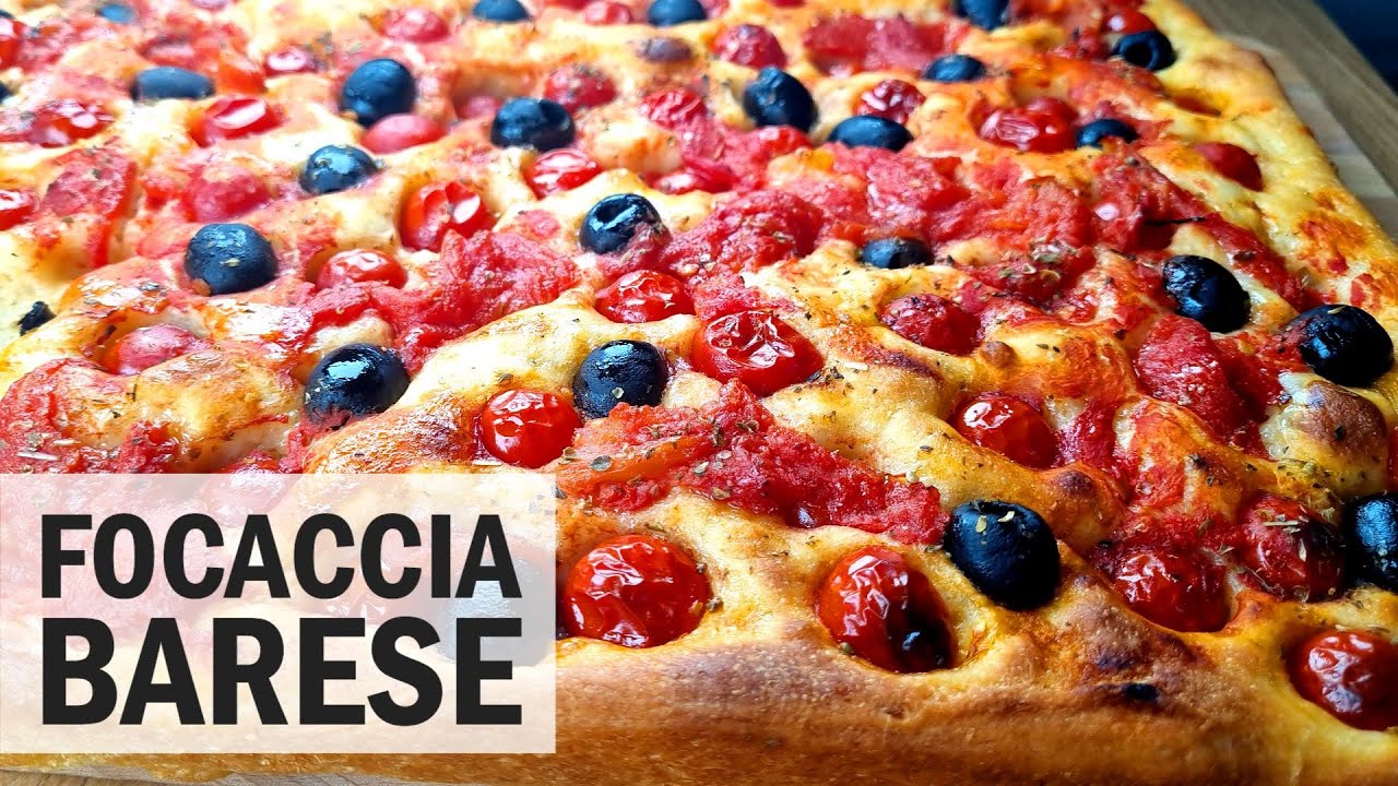 How to Make Barese Focaccia - Bari Style Focaccia Recipe
