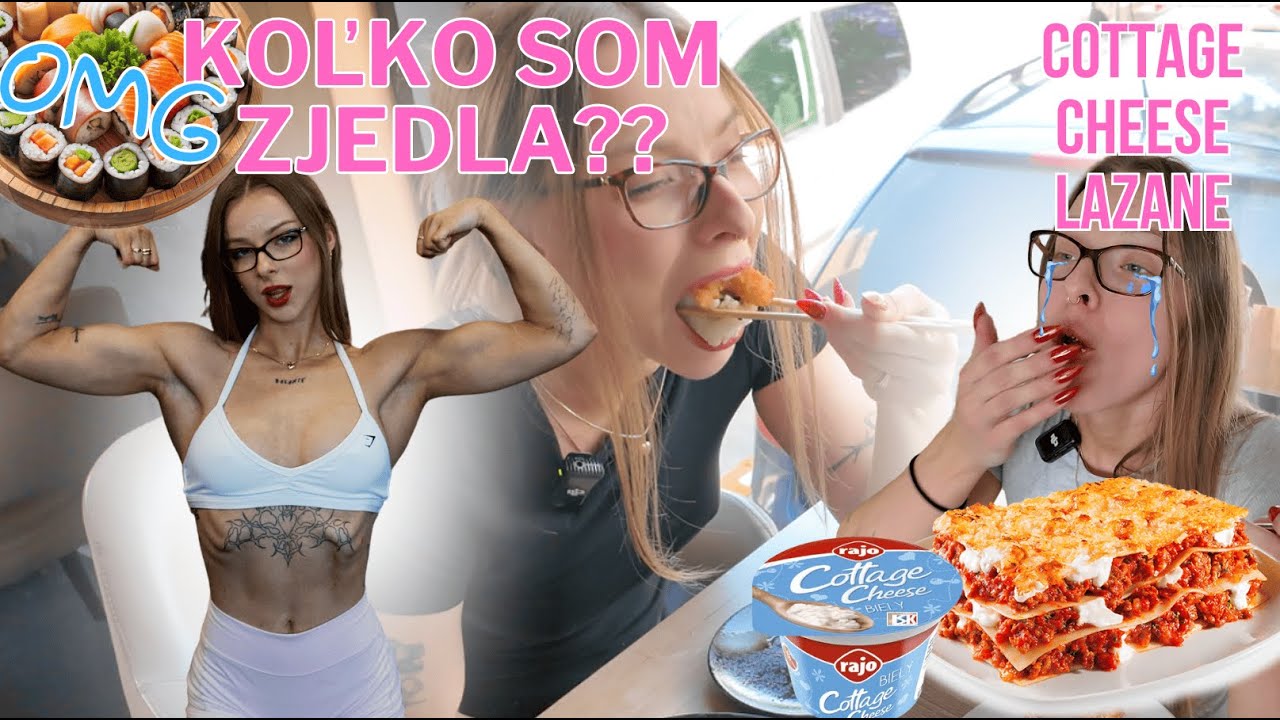 PO BIKINI FITNESS HNEĎ BULK?🤨| Recept na cottage cheese lazane | gym + sushi + unboxing