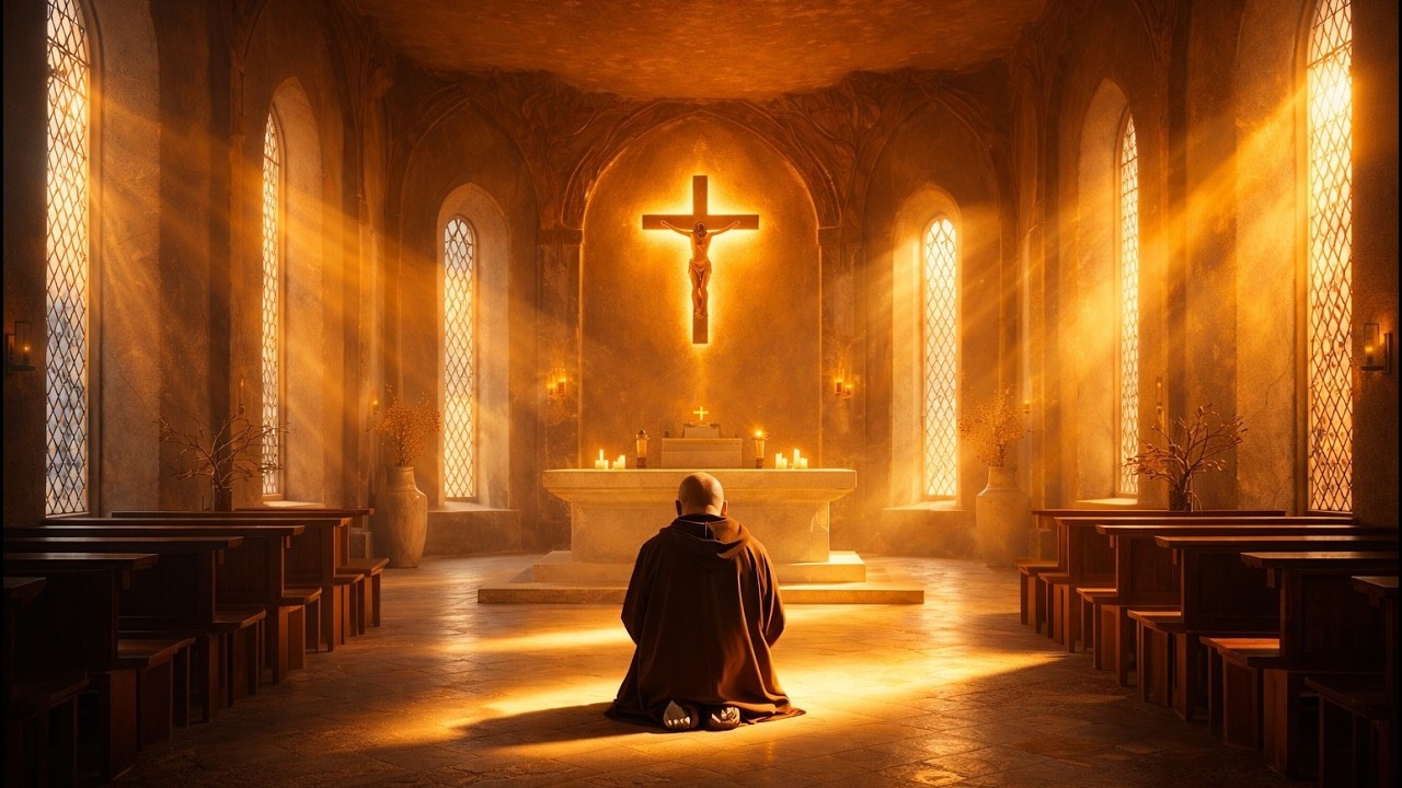 Gregorian Chant for Deep Prayer in Sacred Light ✨ Monastic Peace & Spiritual Stillness