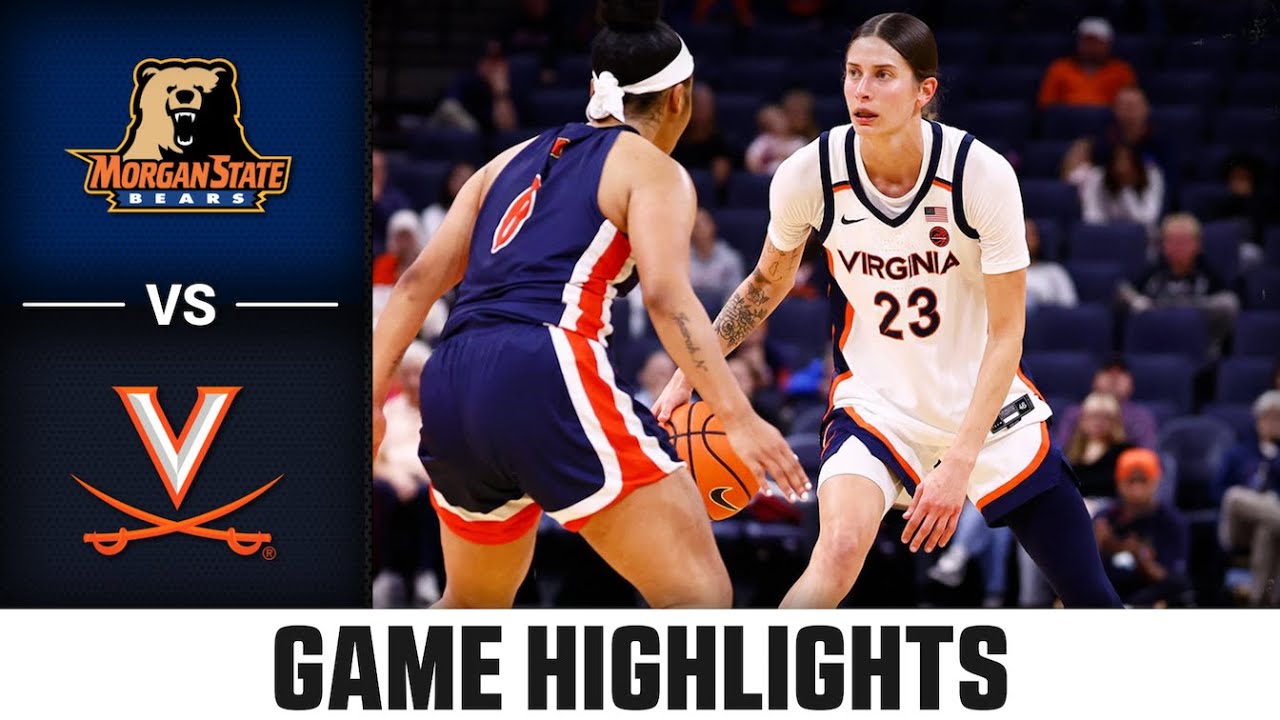 Morgan State vs. Virginia Game Highlights |  2025-26 ACC Women’s Basketball