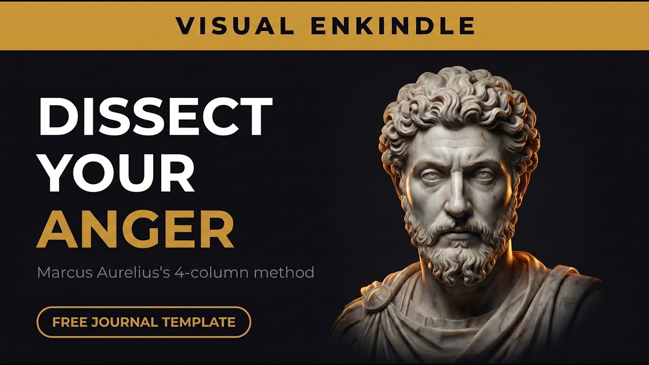 The 4-Column Anger Autopsy: Ancient Stoic Method (9-Minute Fix)