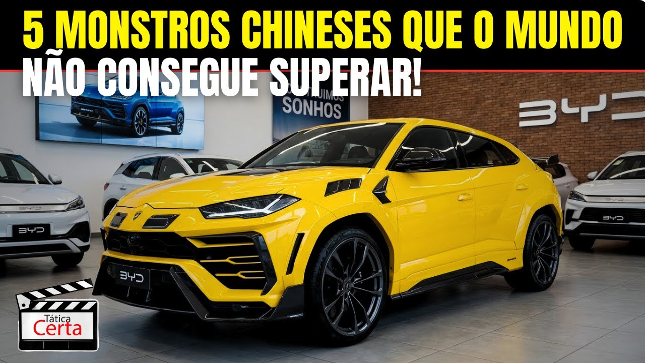 Quais São os 5 Carros que a China FEZ EUA e Europa se Arrependarem?