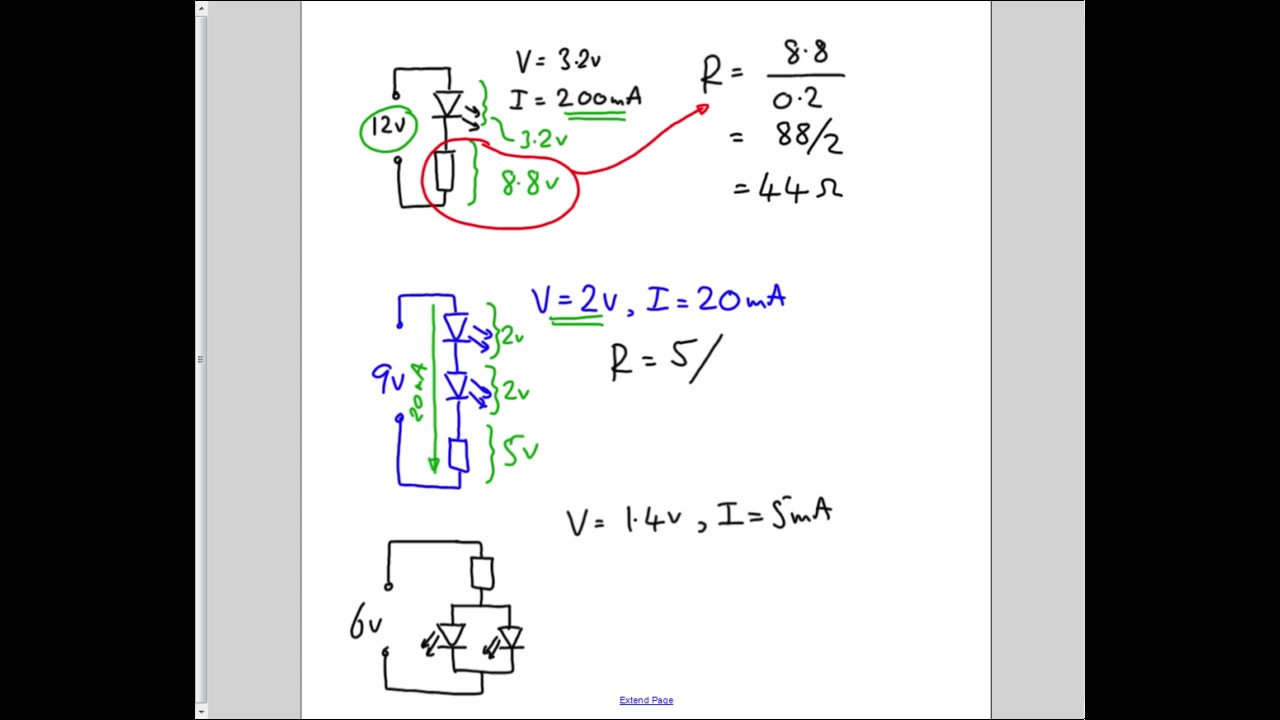 LED Resistor Calculation