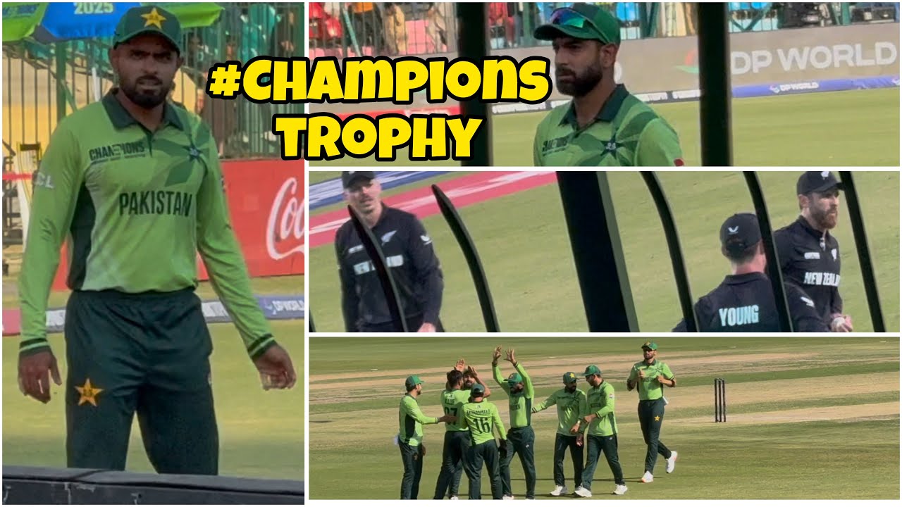 First Ever Vlog on Champions Trophy | ICC Champions Trophy 2025 | Pakistan Vs New Zealand