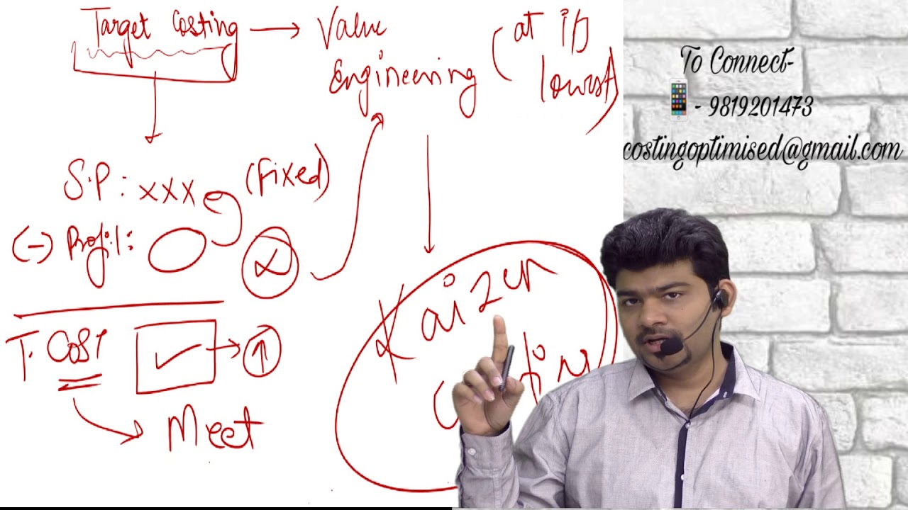 KAIZEN COSTING by CA SANKALP KANSTIYA CA FINAL STRATEGIC COST MANAGEMENT (COSTING) NEW SYLLABUS