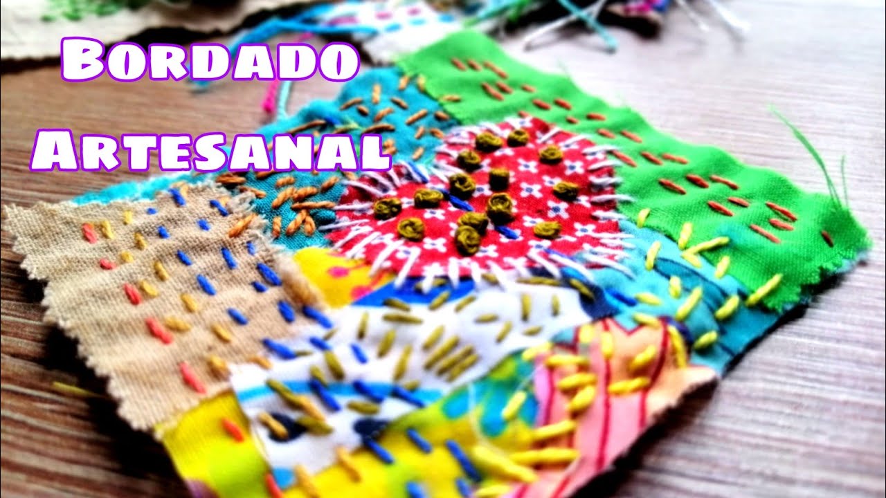 SLOWSTITCH EN PIEZAS PEQUEÑAS / BORDADO EXPERIMENTAL Y MEDITATIVO  # 1