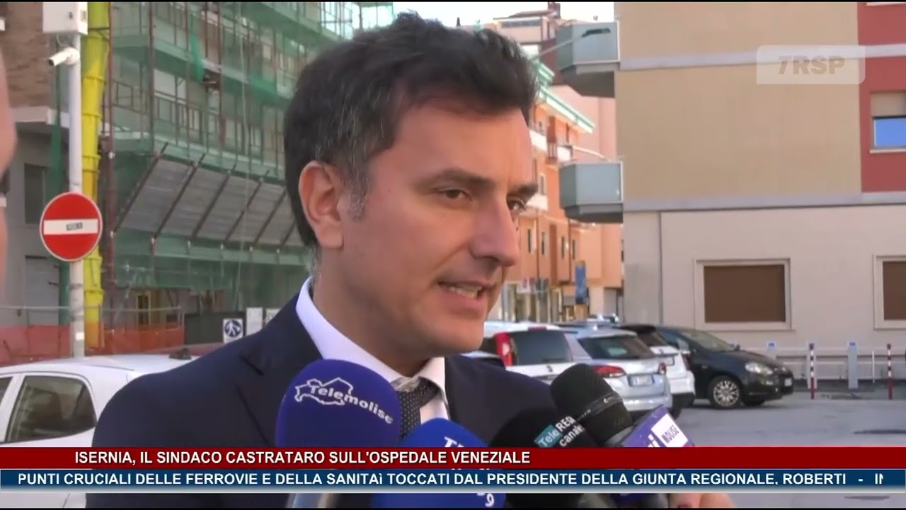 Isernia, il sindaco Castrataro sull'ospedale Veneziale TG NEWS MOLISE DEL 23-09-25 - TRSP -