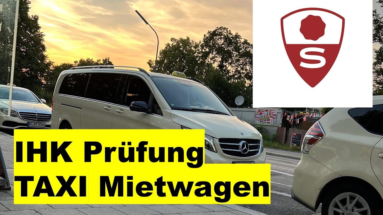 Die Prüfung zum Taxi- und Mietwagenunternehmer bei der IHK.