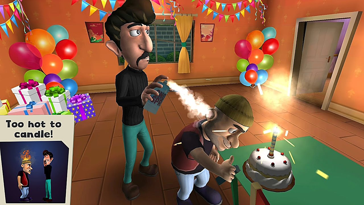 Scary Robber Home Clash #6 Too hot to candle! New Levels New Update - GamePlay