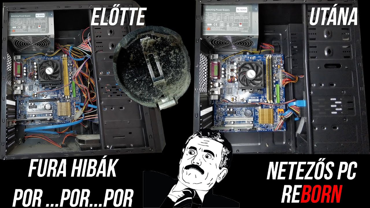 Sípol, nem indul, ha indul lefagy, nem tartja a BIOS beállításokat... és egy SSD is elő került :)