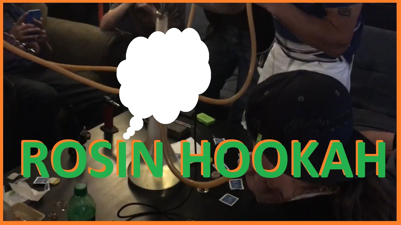 First rosin dab hookah(iBake Denver, 1st legal social club in U.S., 4/20 week 2017)