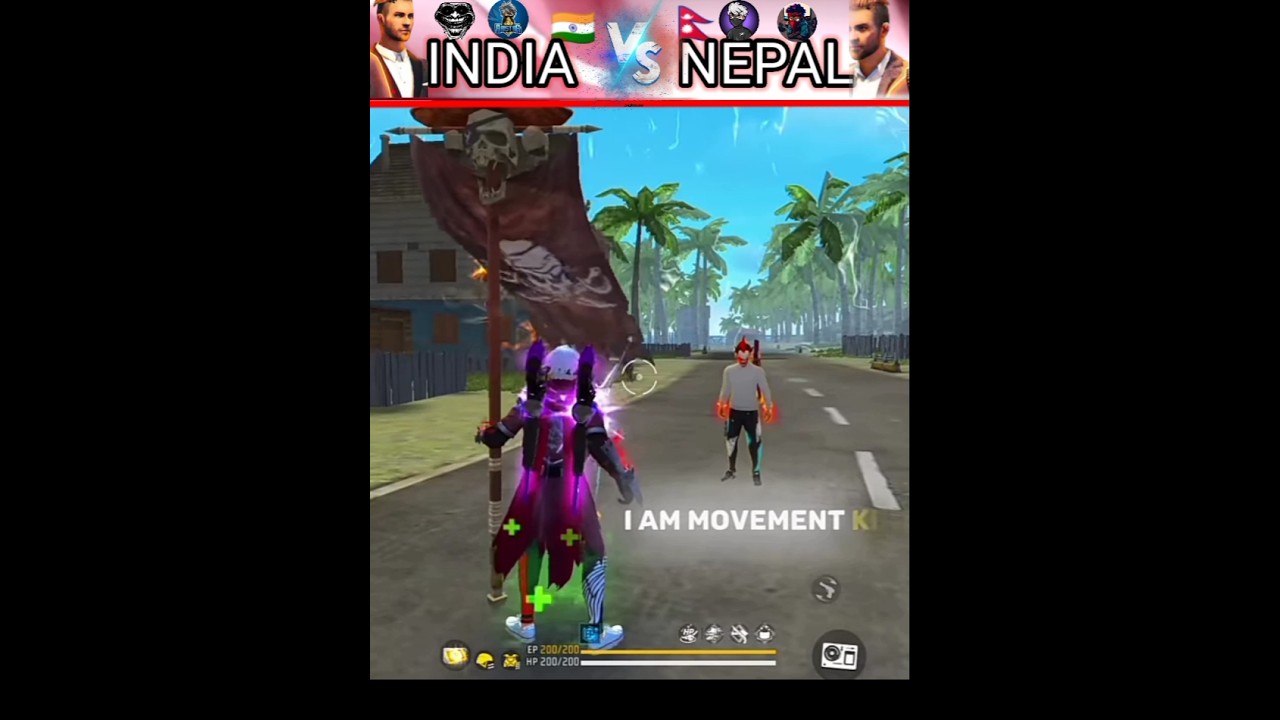 India 🇮🇳 Vs🇳🇵Nepal Fight🗿☠️