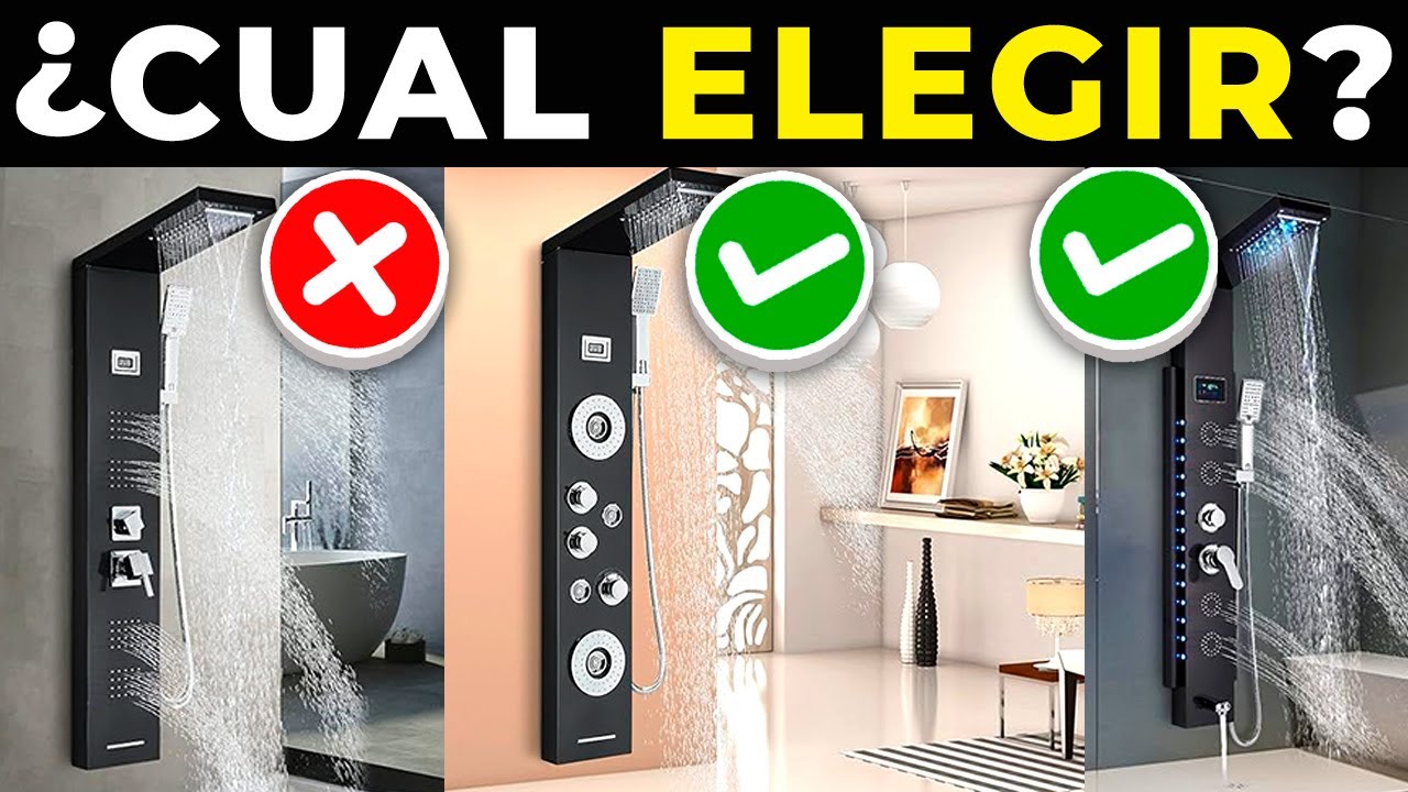 😮 Las 5 MEJORES COLUMNAS de DUCHA con HIDROMASAJE 2025 | REGADERAS MODERNAS de AMAZON