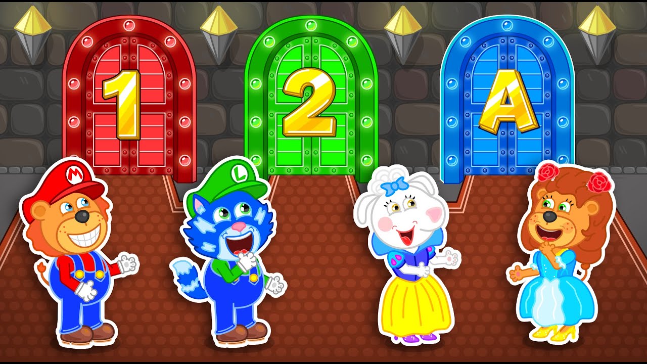 LeonCito | Tres puertas | Dibujos animados | Video Para Niños