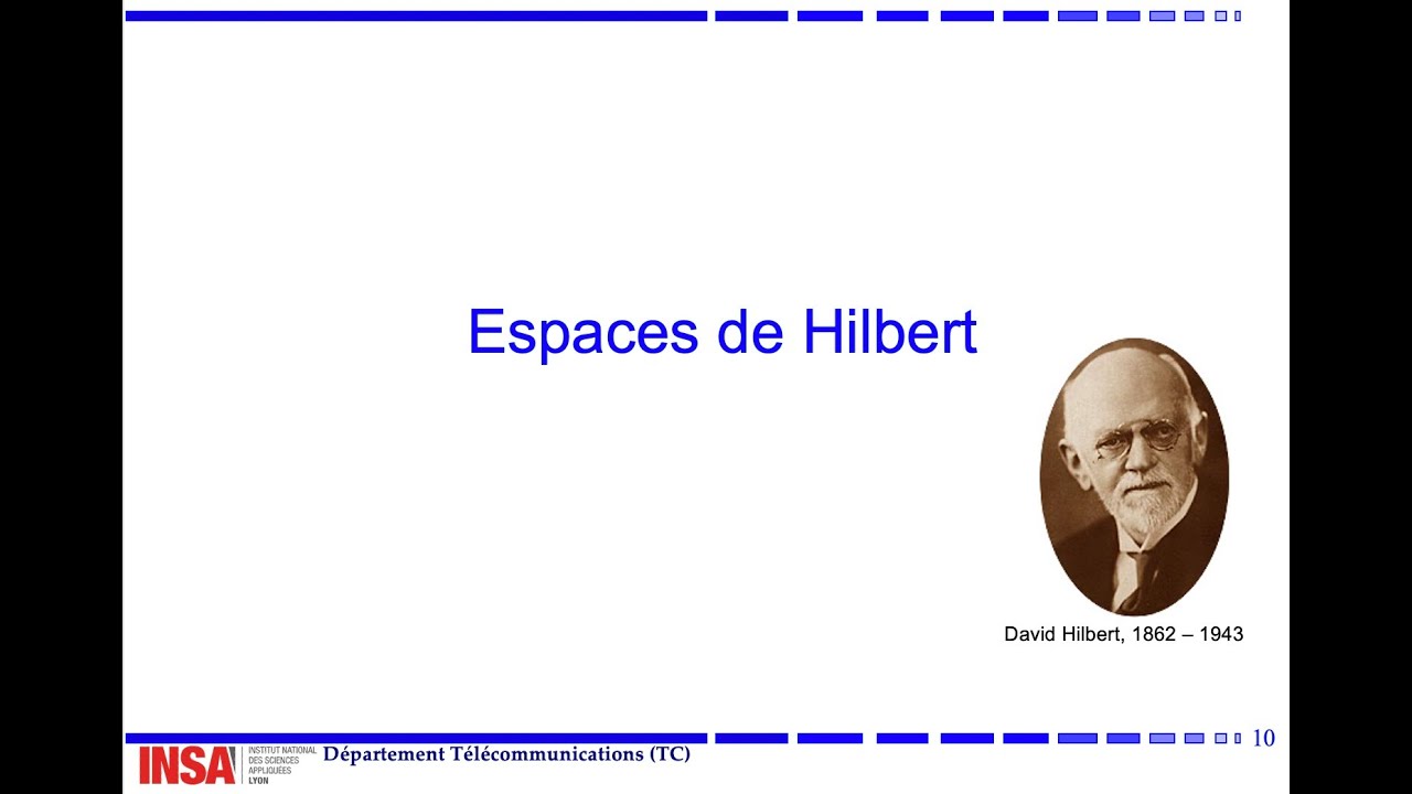 MAS V2 Espace de Hilbert