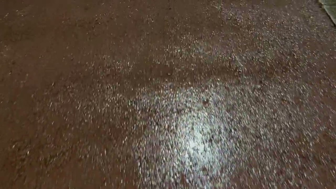 Just me walking in the rain, July 23, 2023