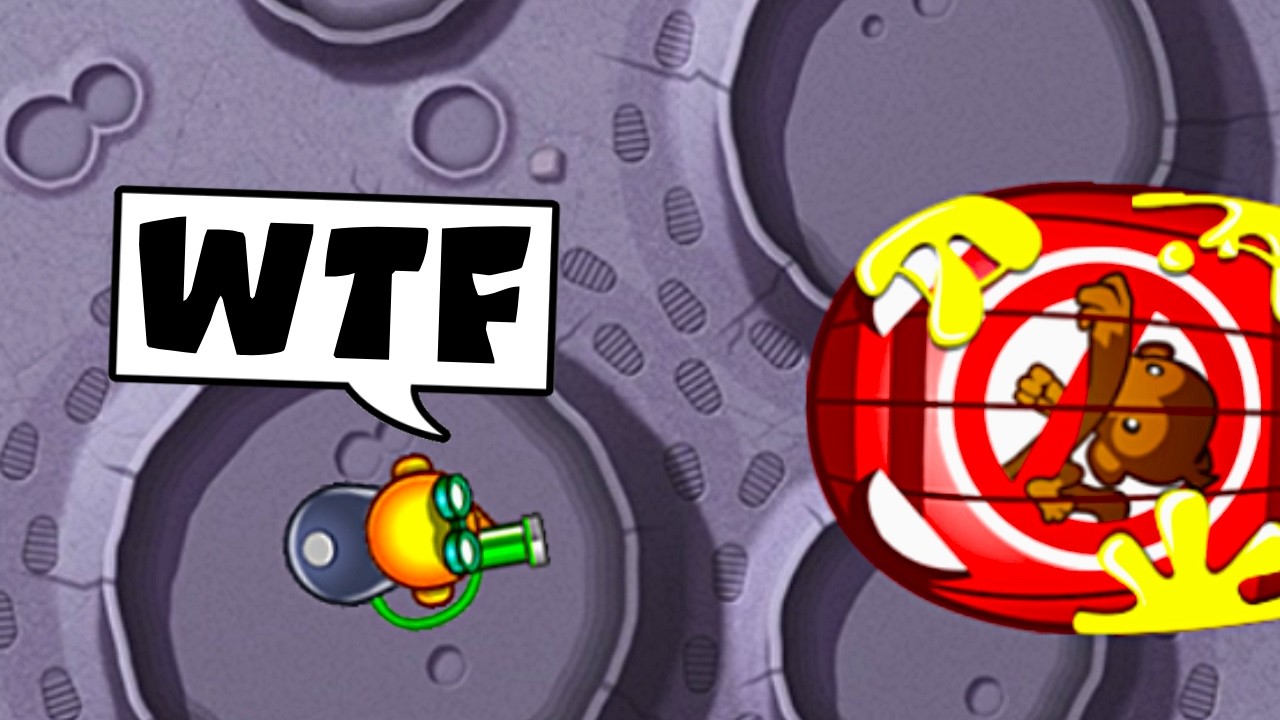 The Glue Gunner can easily defend ANYTHING... (Bloons TD Battles)