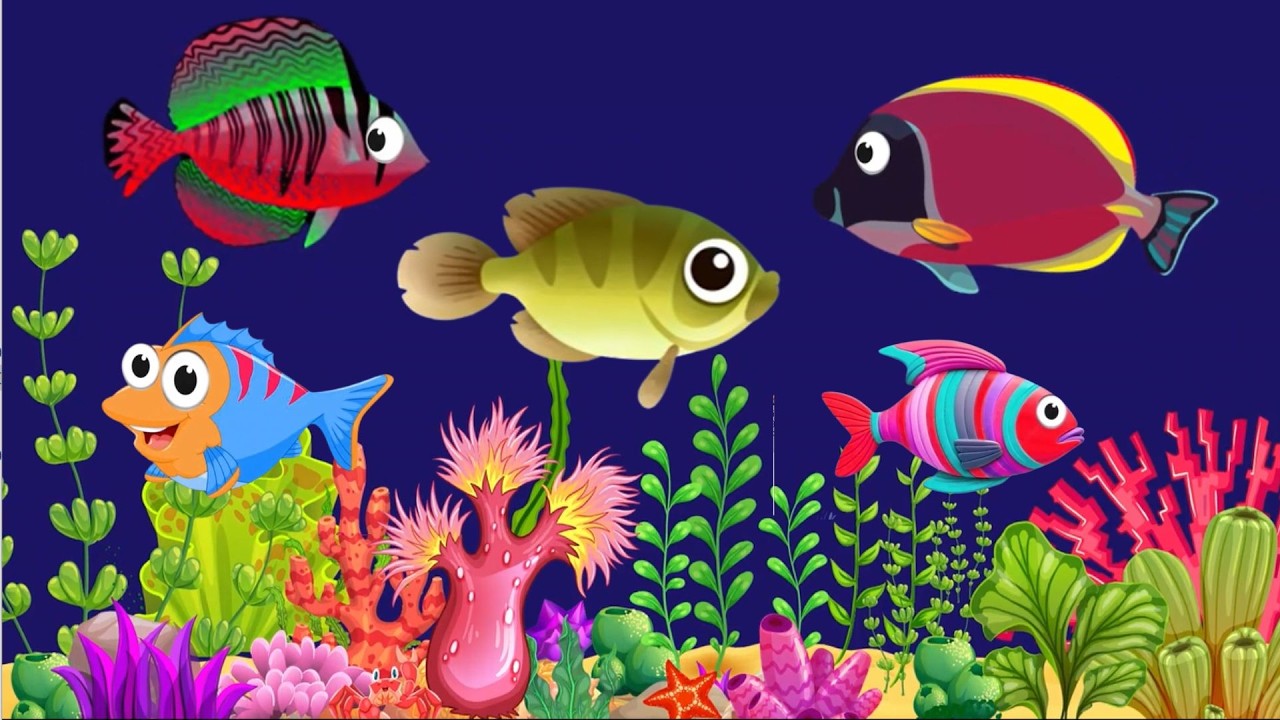 Calming Undersea Animation Baby Lullaby 🐟 Soothing fishes 🐟 Baby sleep music #217