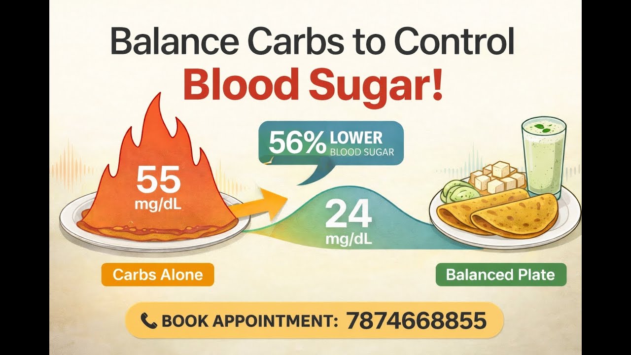 Did you know eating carbs alone can cause major blood sugar spikes?