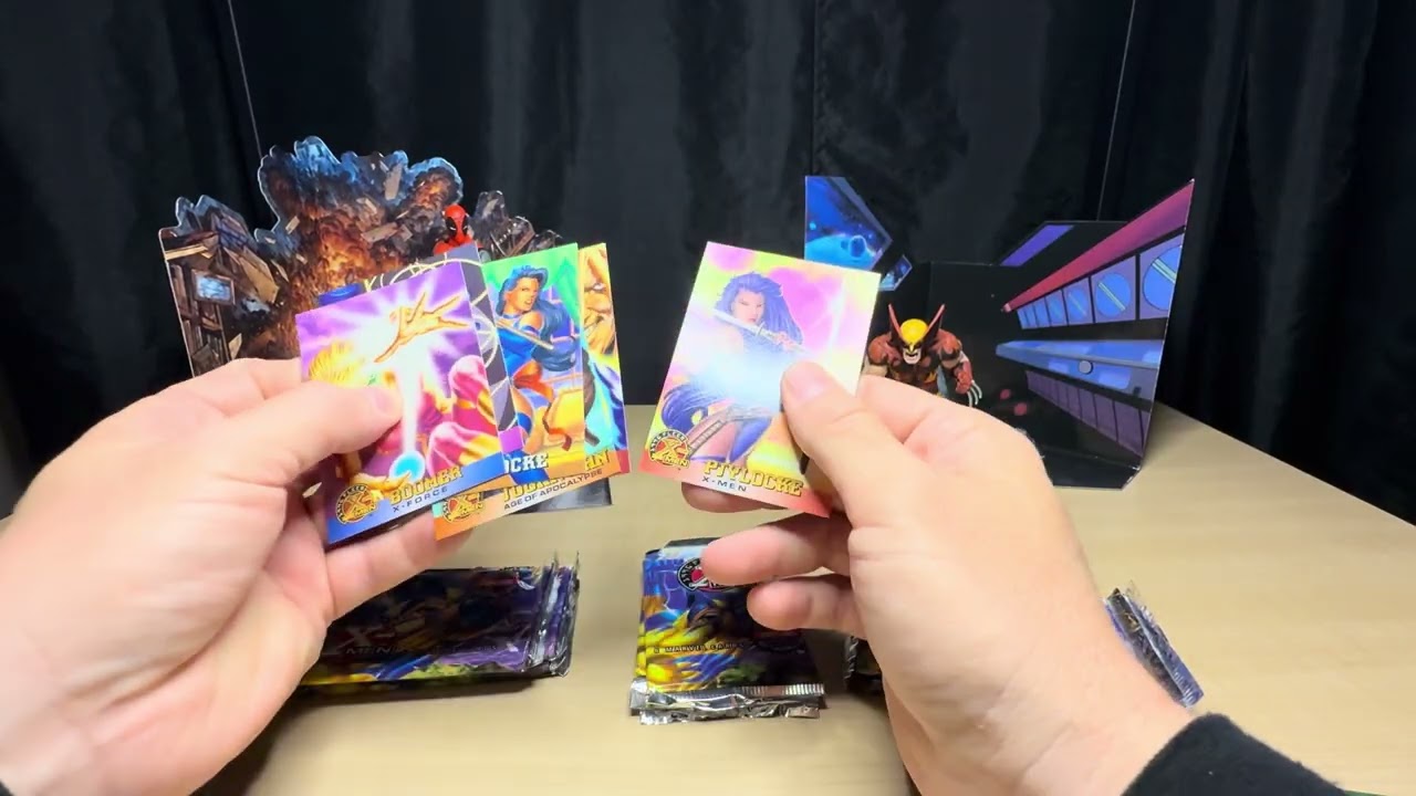 Throwback Thursday!  1996 Fleer X-Men with a Spider-Man surprise at the end! 🔥