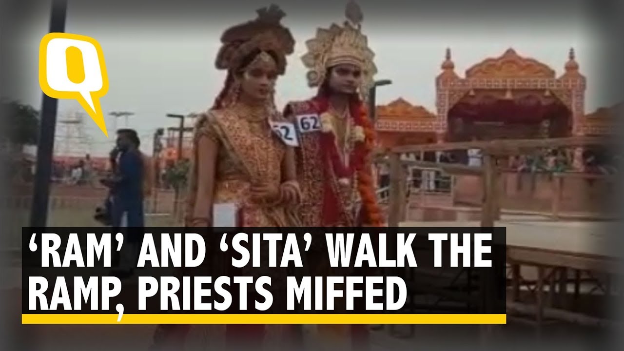 &lsquo;Ram&rsquo; and &lsquo;Sita&rsquo; Walk Down the Ramp, Offending the Sant Samaaj | The Quint