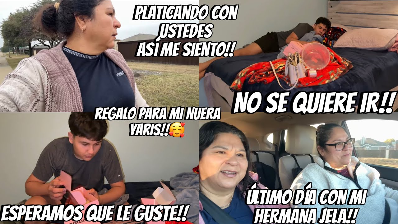 REGALO PARA MI NUERA YARIS🥰&Uacute;LTIMOS D&Iacute;AS EN DALLAS🥹NO SE QUIERE IR⁉️DE PASEO CON MI HERMANA JELA 