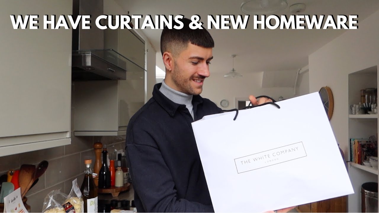 HANGING CURTAINS & NEW HOMEWARE PURCHASES | WEEKEND VLOG