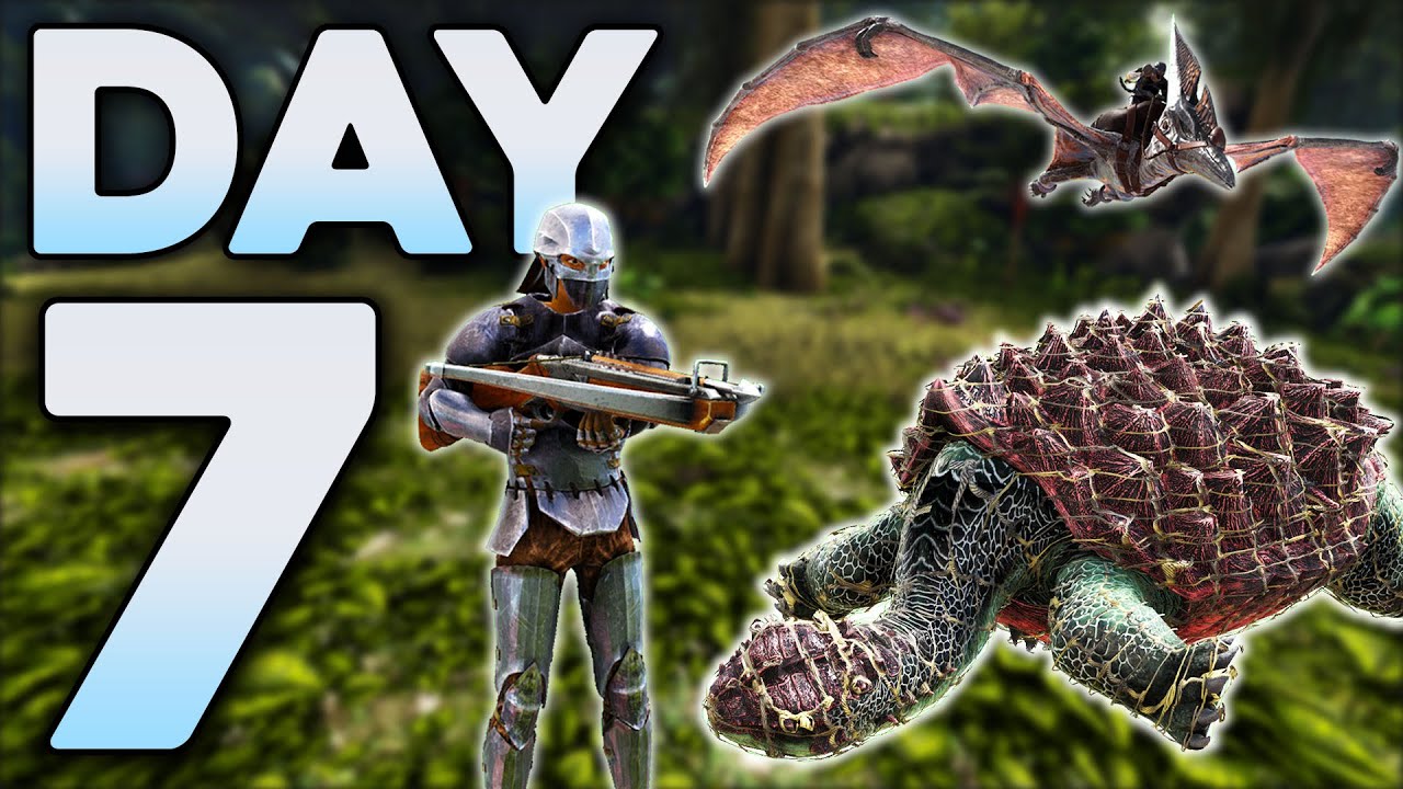 Taming Insane Stat Rare Dinos and Early Game Raiding! - ARK PvP