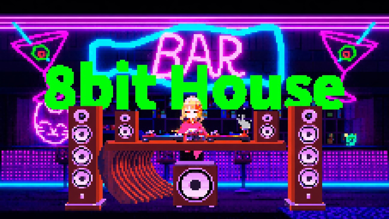8bit House DJ Mix - Retro Cyber ​​Bar