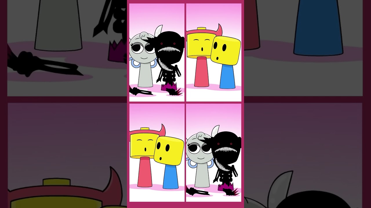 Sprunki OC Lego Guy meets Noob & Sprunki The Normal Guy meets Selina 