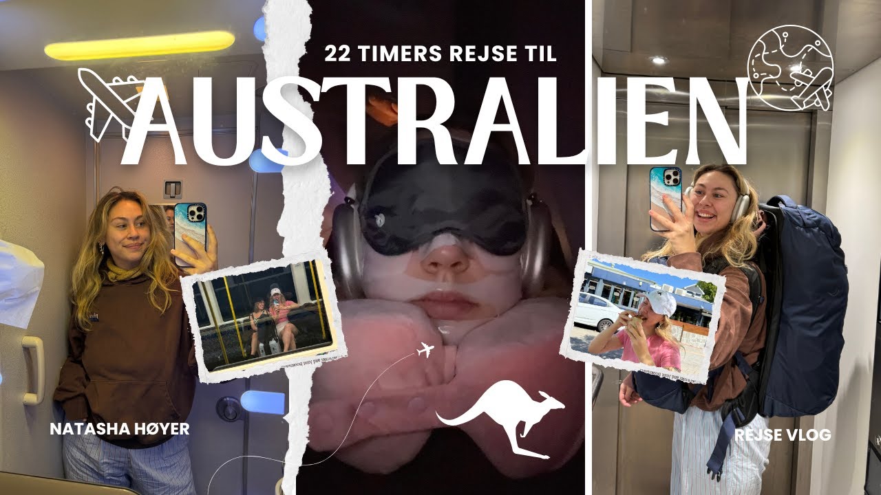 Jeg rejser en måned til Australien| REJSE VLOG
