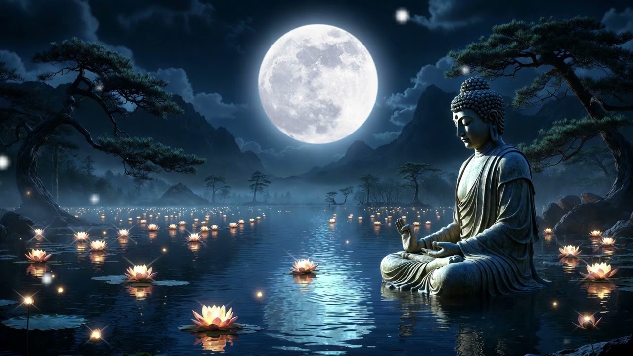 10 Minutes of Divine Peace: Golden Light Waterfall Meditation | Pure Zen Library