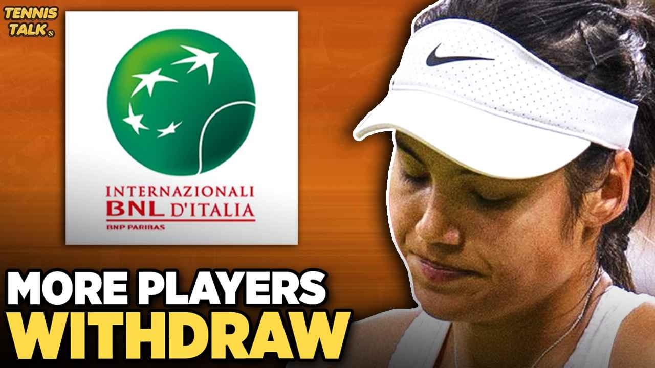 More Players Withdraw from Rome Open 2026 | Tennis News