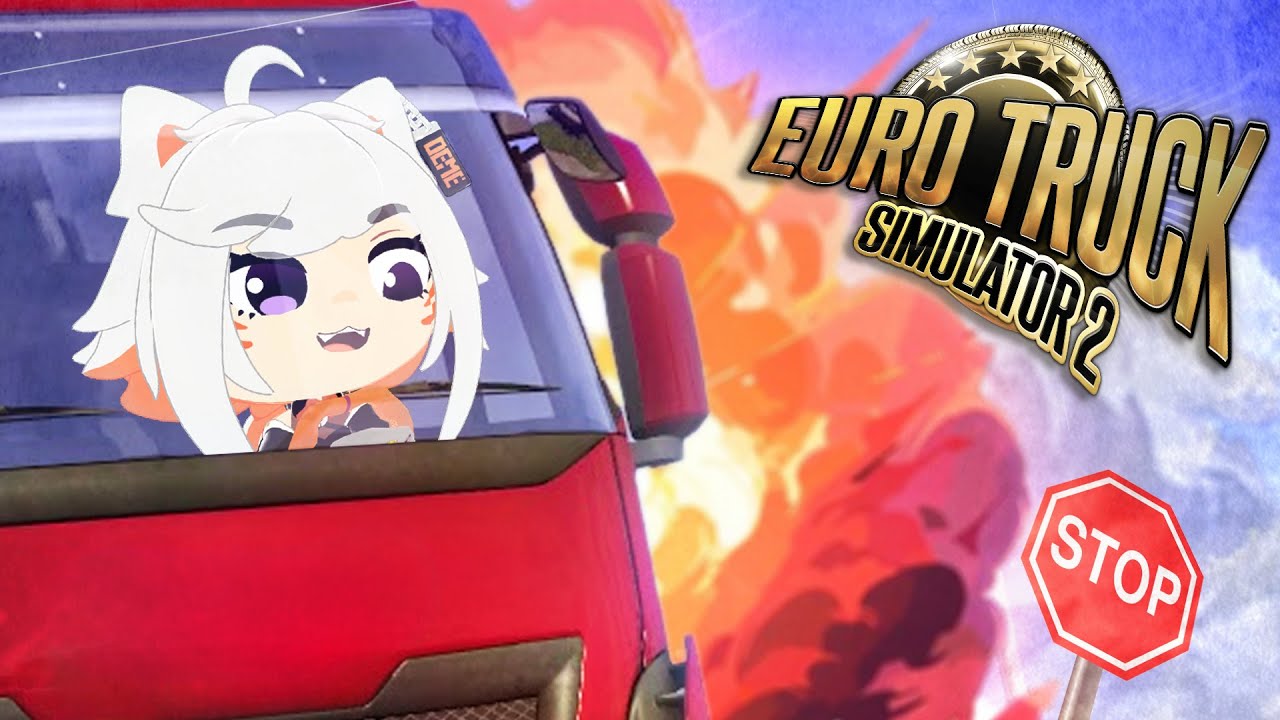 deme plays Euro Truck Simulator 2 with NEW CHIBI MODEL