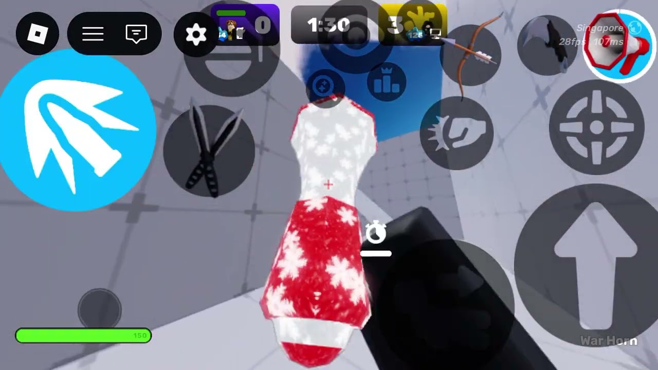 Playing Roblox Rivals only using knife ( checking out new update)