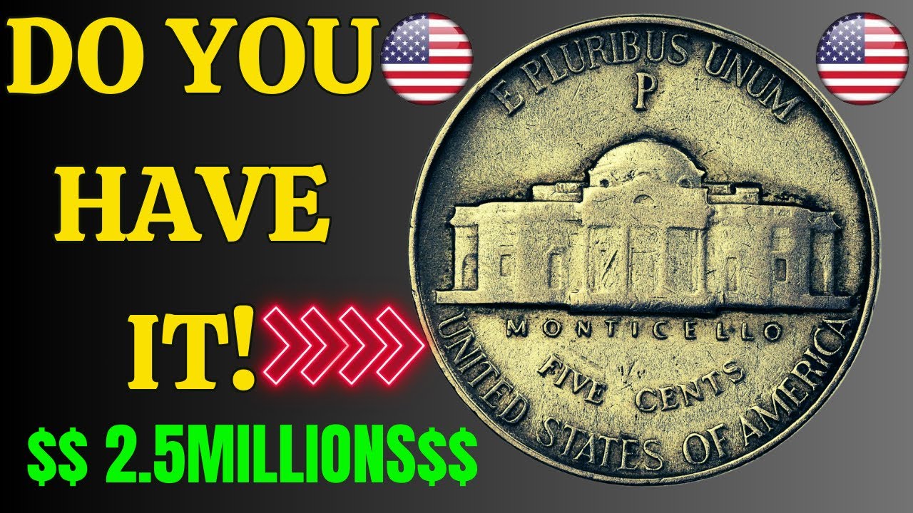 TOP 5 RARE AND MOST VALUABLE JEFFERSON NICKELS WORTH BIG MONEY!!