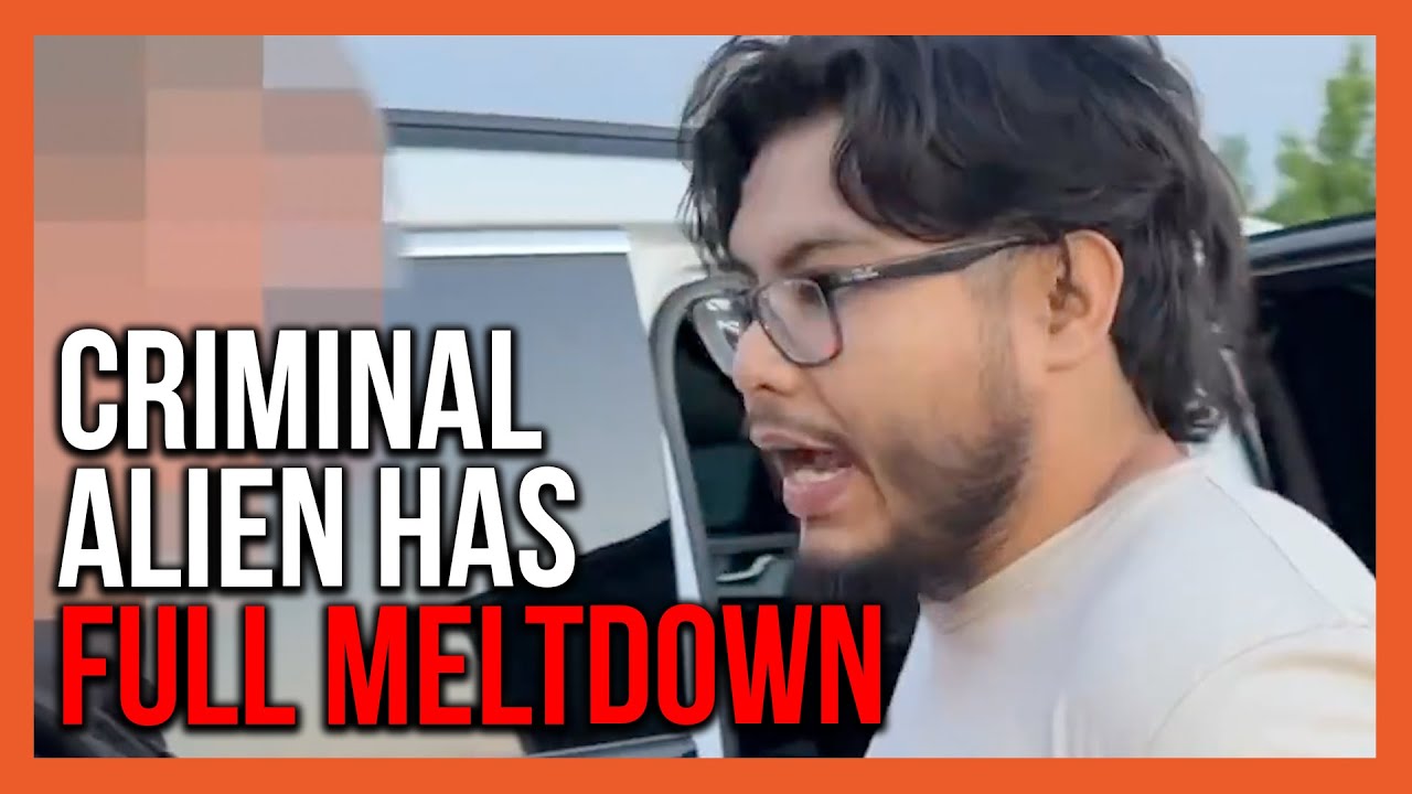 Criminal Alien Has Full Meltdown During Arrest