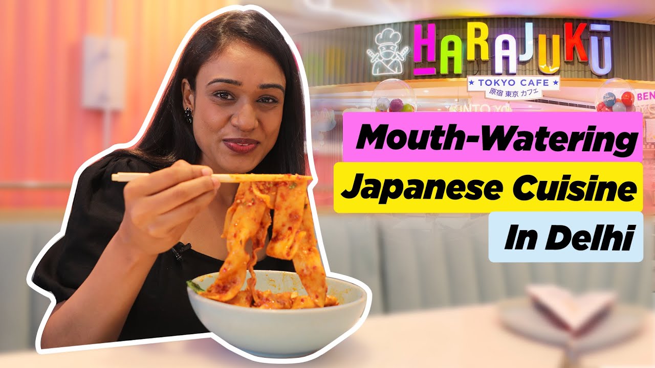 Harajuku Tokyo Cafe: Best Japanese Food in Delhi | Pancakes, Katsu Chicken, Sushi | Nikita Varma