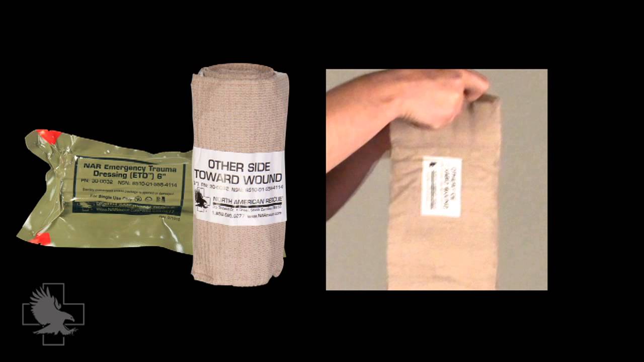 Emergency Trauma Dressing Application