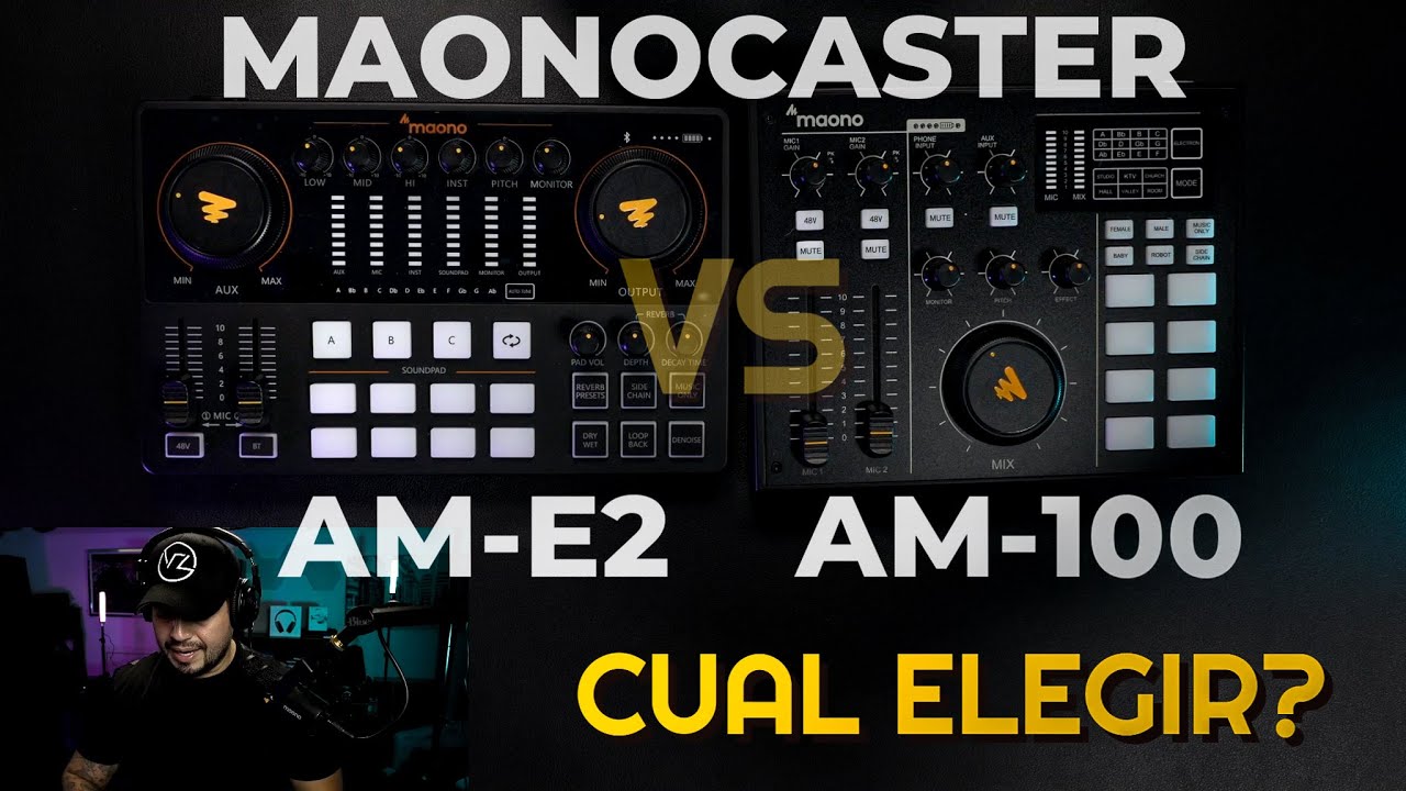 MAONOCASTER AM-E2 Vs AM-100.  Cual elegir?