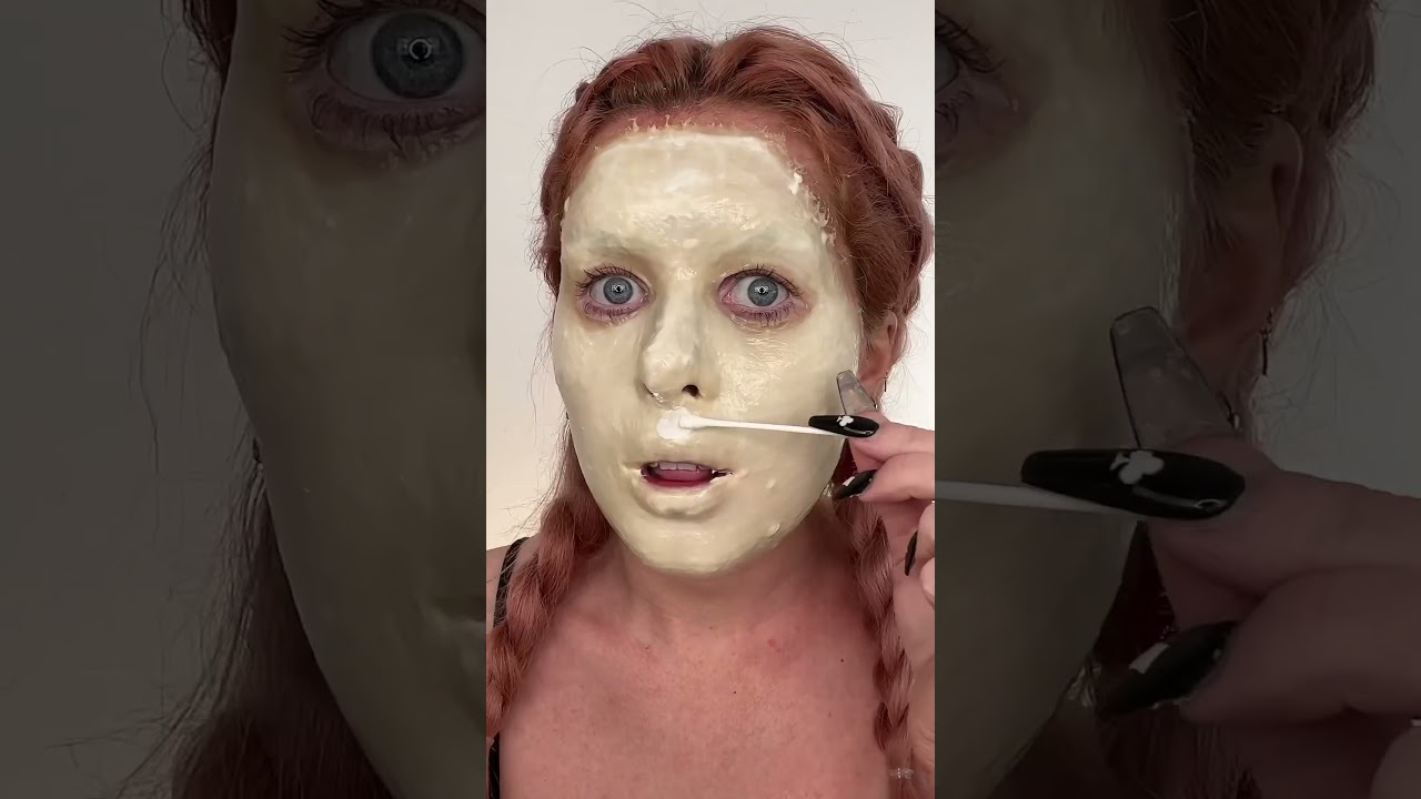 100 слоев жидкого латекса 😱 #шорты