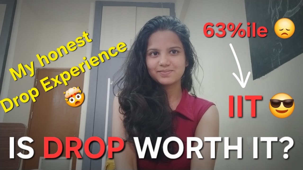 Only 63 %ile in JEE? | Still Made it to IIT 🔥 | My Drop Year Experience