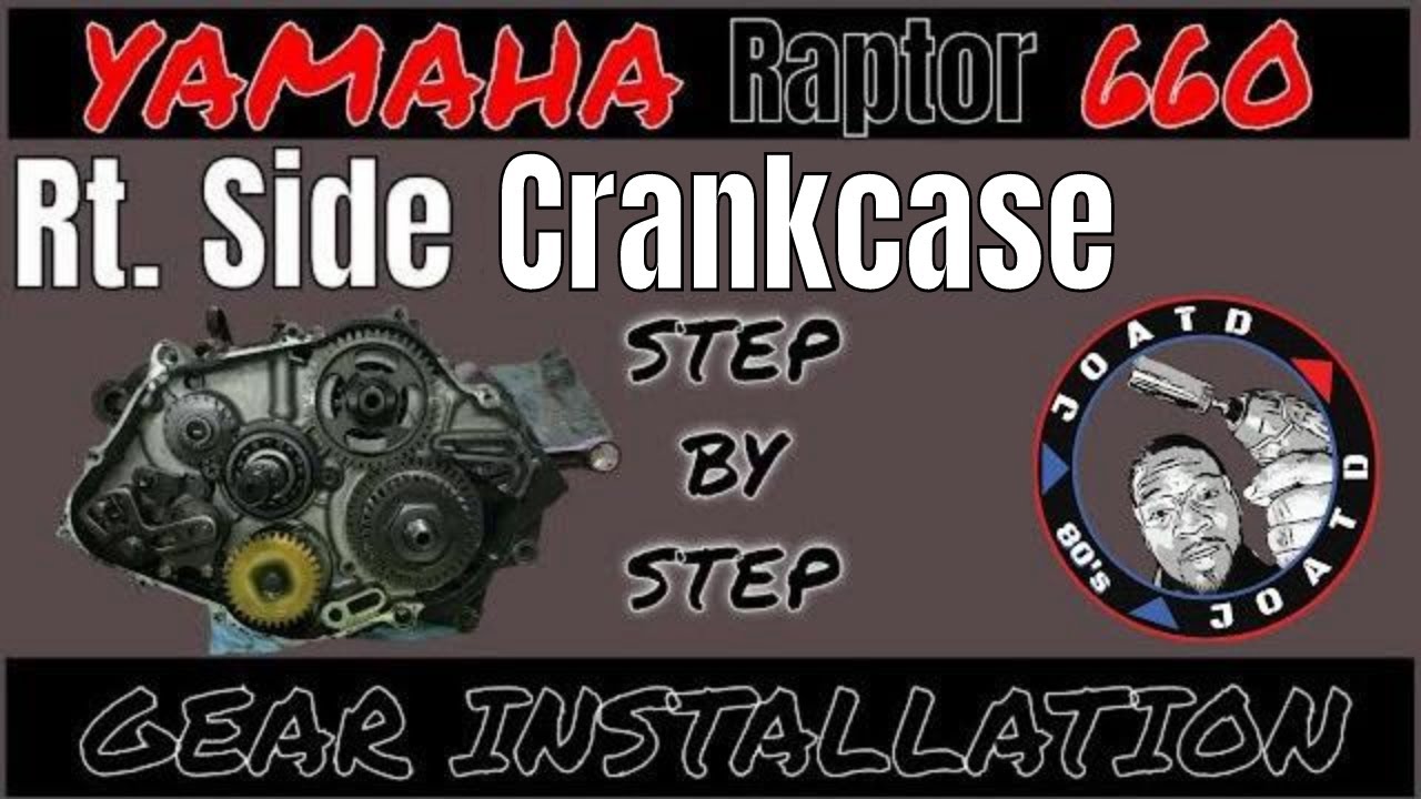 Yamaha Raptor 660 Complete Right Side Crankcase Rebuild Pt. 2
