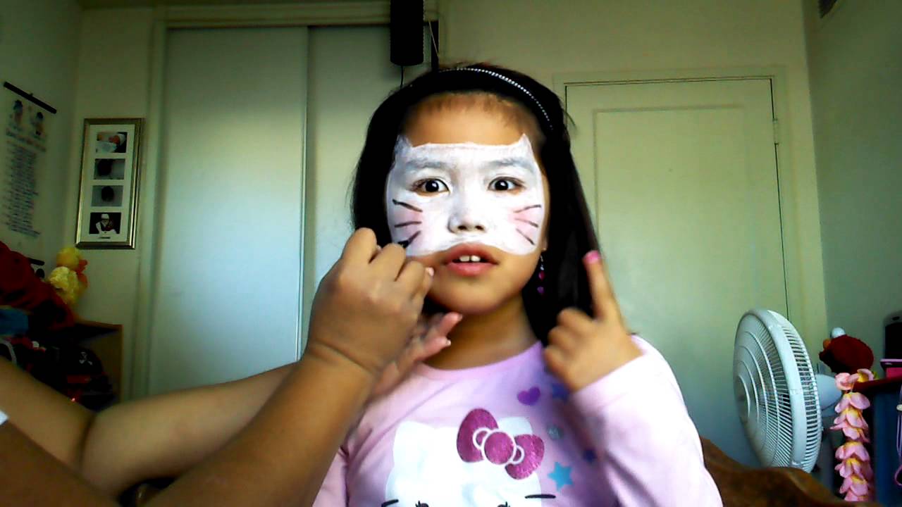 Hello Kitty mask tutorial 2