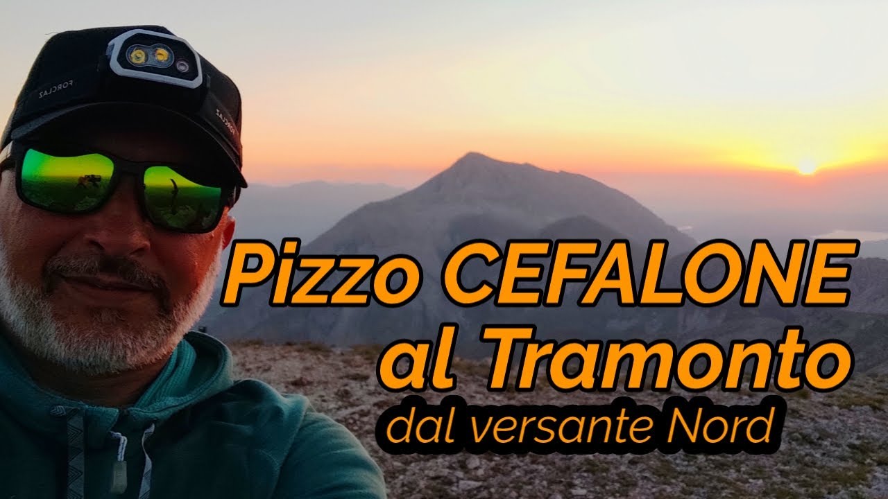 Gran Sasso - Pizzo CEFALONE al Tramonto dalla Parete Nord #trekkingconcris