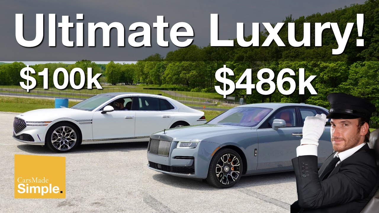 2023 Rolls Royce Ghost vs Genesis G90 3.5T e-SC | Chauffeur Comparison!