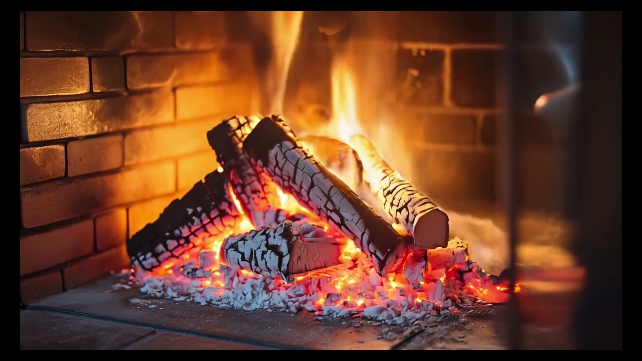 Cozy Fireplace 4K | Realistic Fire Sounds for Relaxation and Sleep