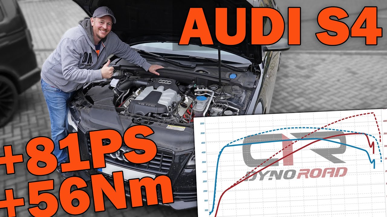 OK-Chiptuning - Audi S4 (B8) 3.0TFSI | Stage 1 Motor - Getriebesoftware auf 437PS 504Nm