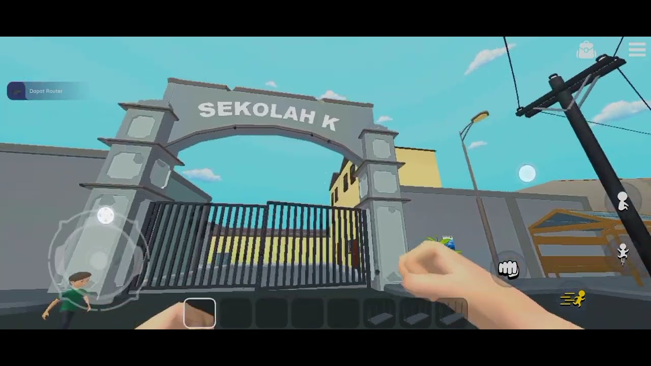Di palak terus Ama bocil di game ini